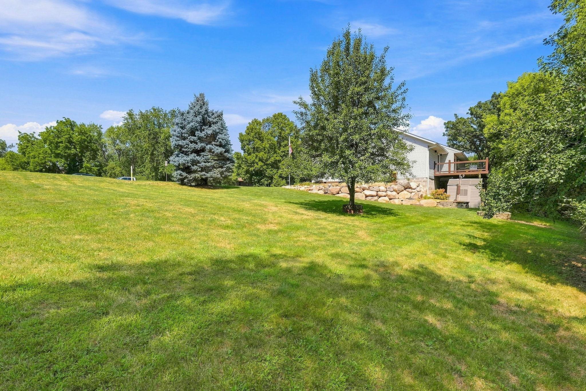 Expansive greenspace provides plenty of room to relax, play, and enjoy the outdoors.