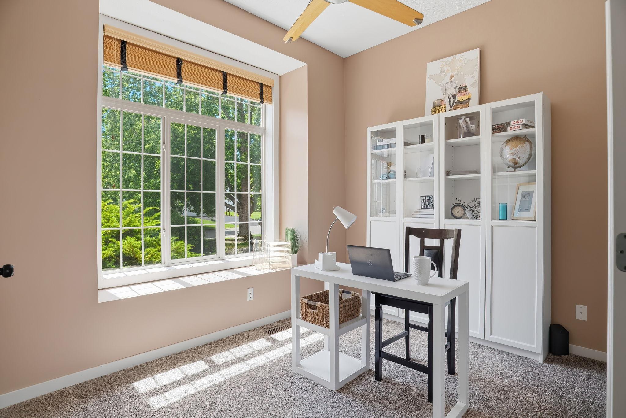 Working from home is a breeze with a main floor office