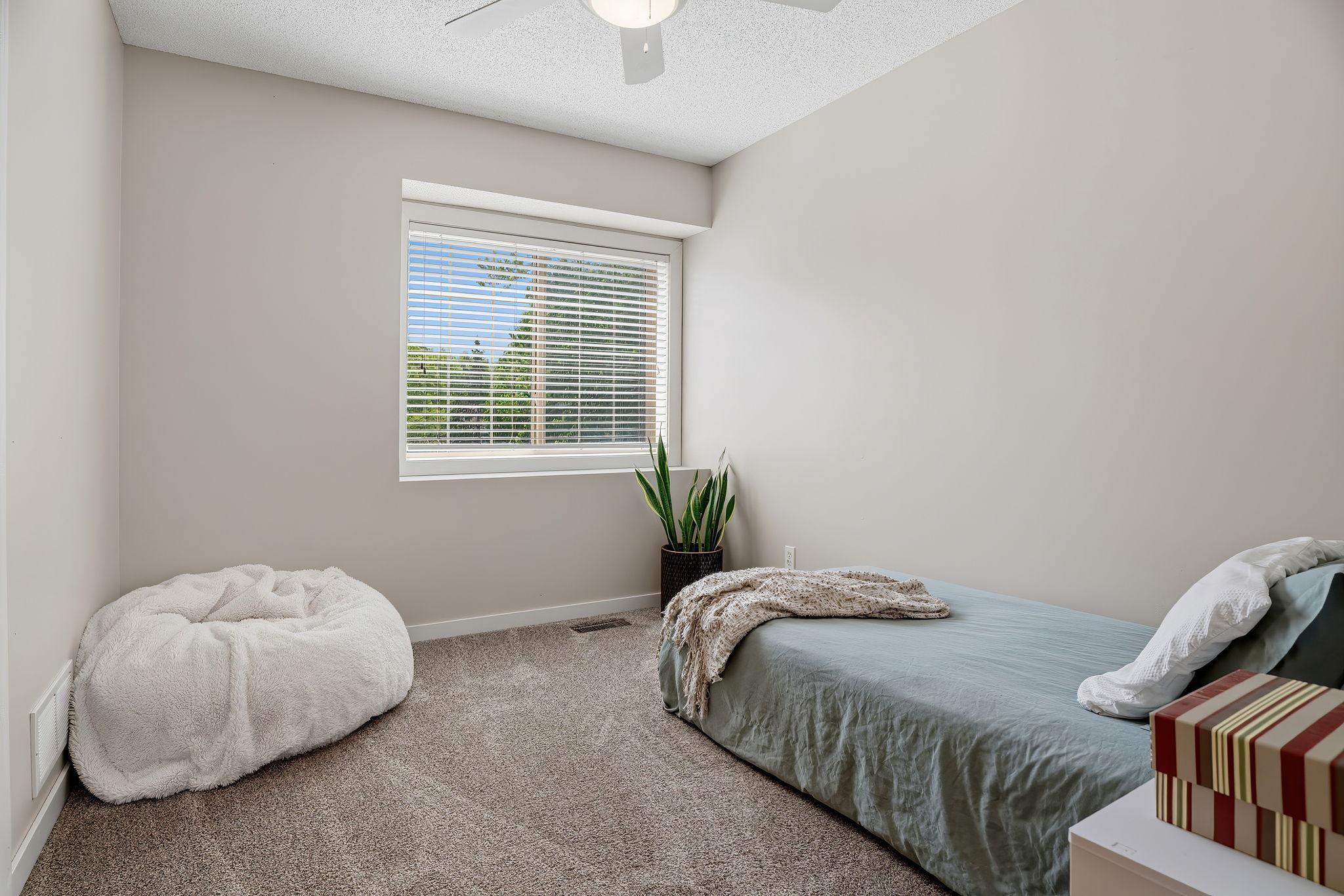 3rd upper level bedroom freshly painted.