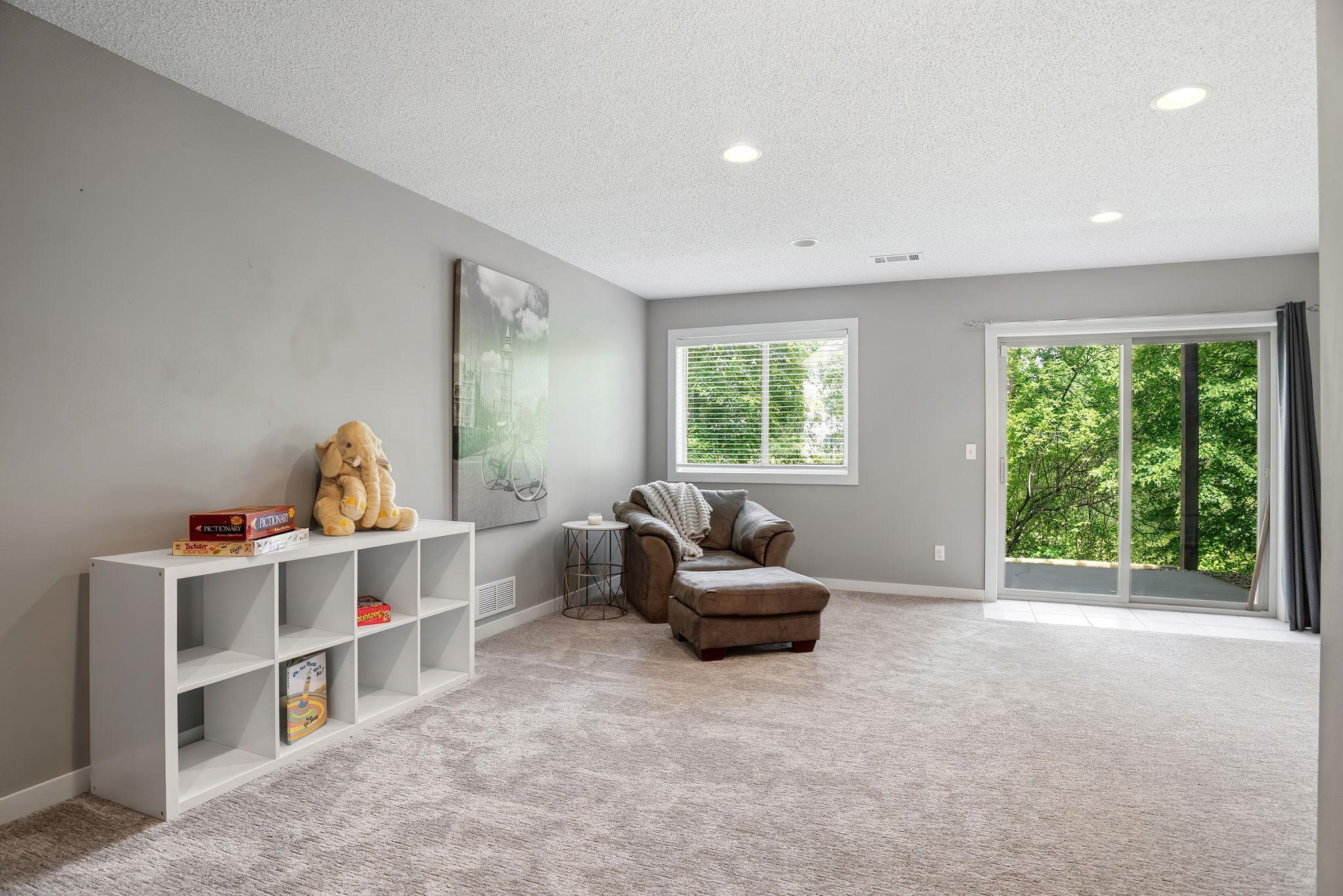 Enjoy lots of windows and convenient walkout patio.