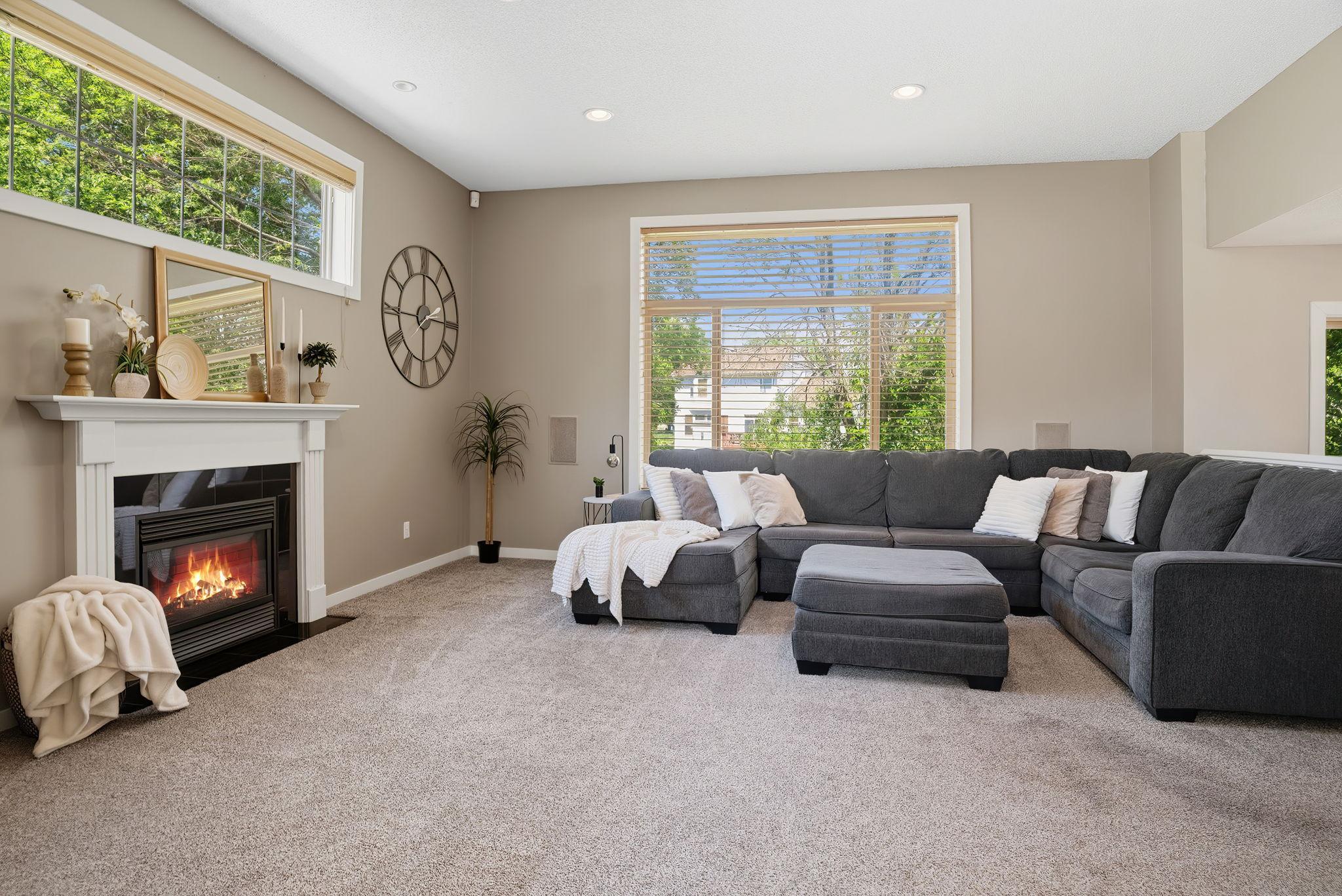 A plethora of windows offers tons of natural light.