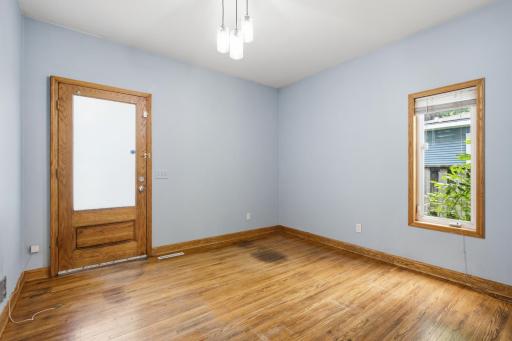 Second main floor bedroom with door to deck