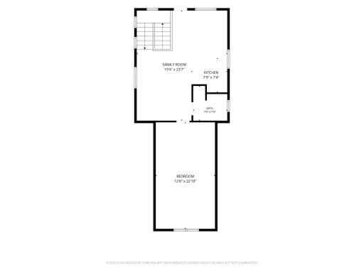 Upper level is perfect for extended family