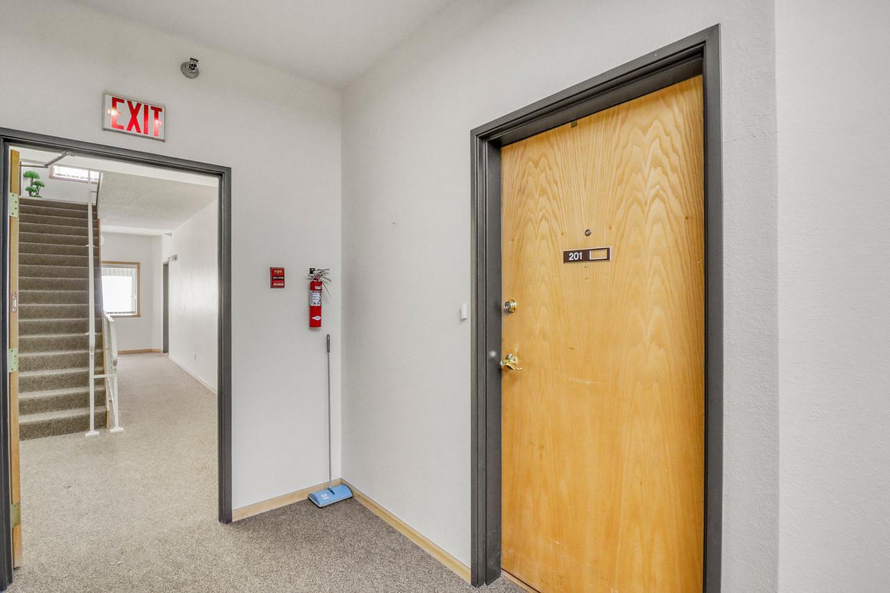 Front door to Condo 201
