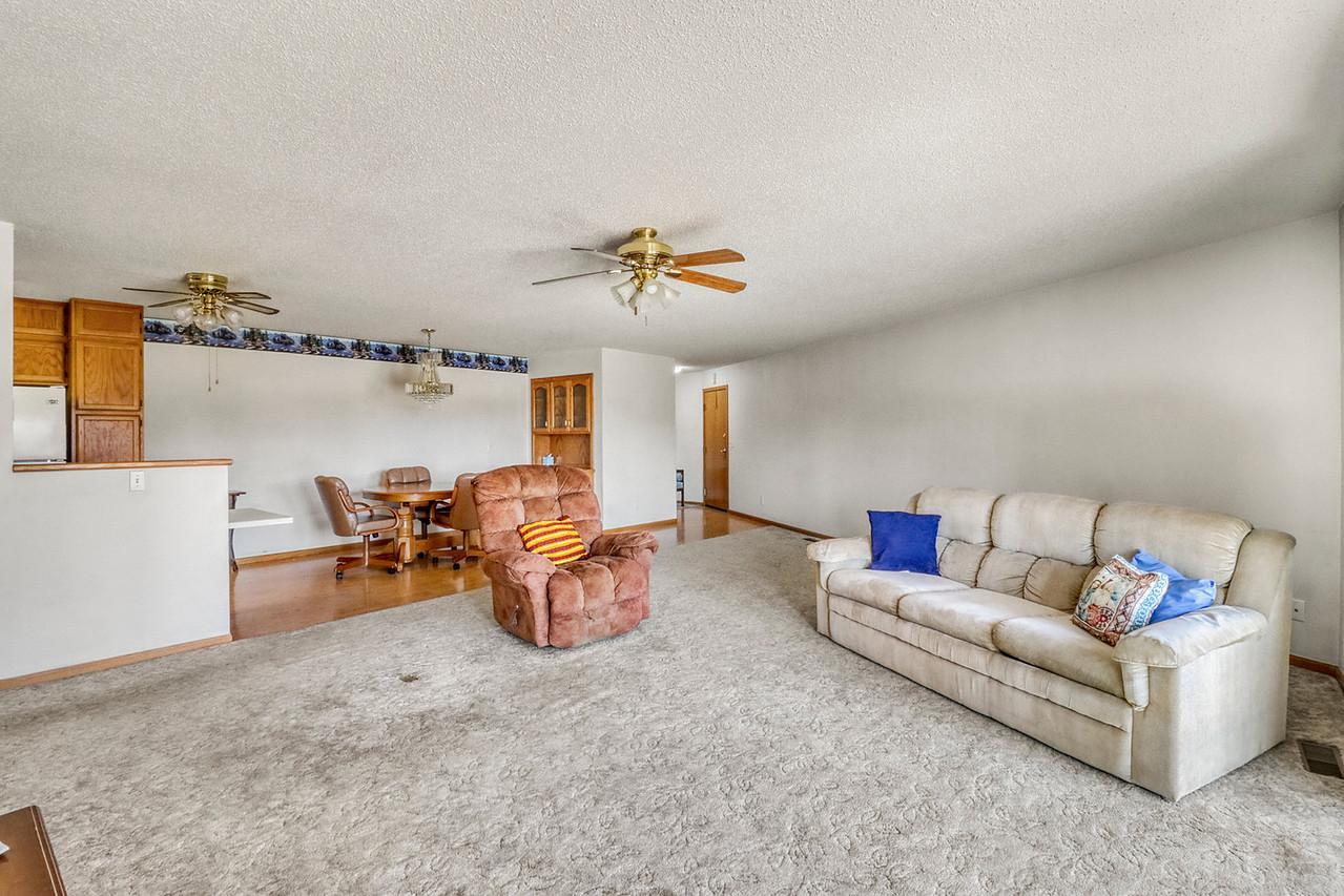 Living Room open to Dining