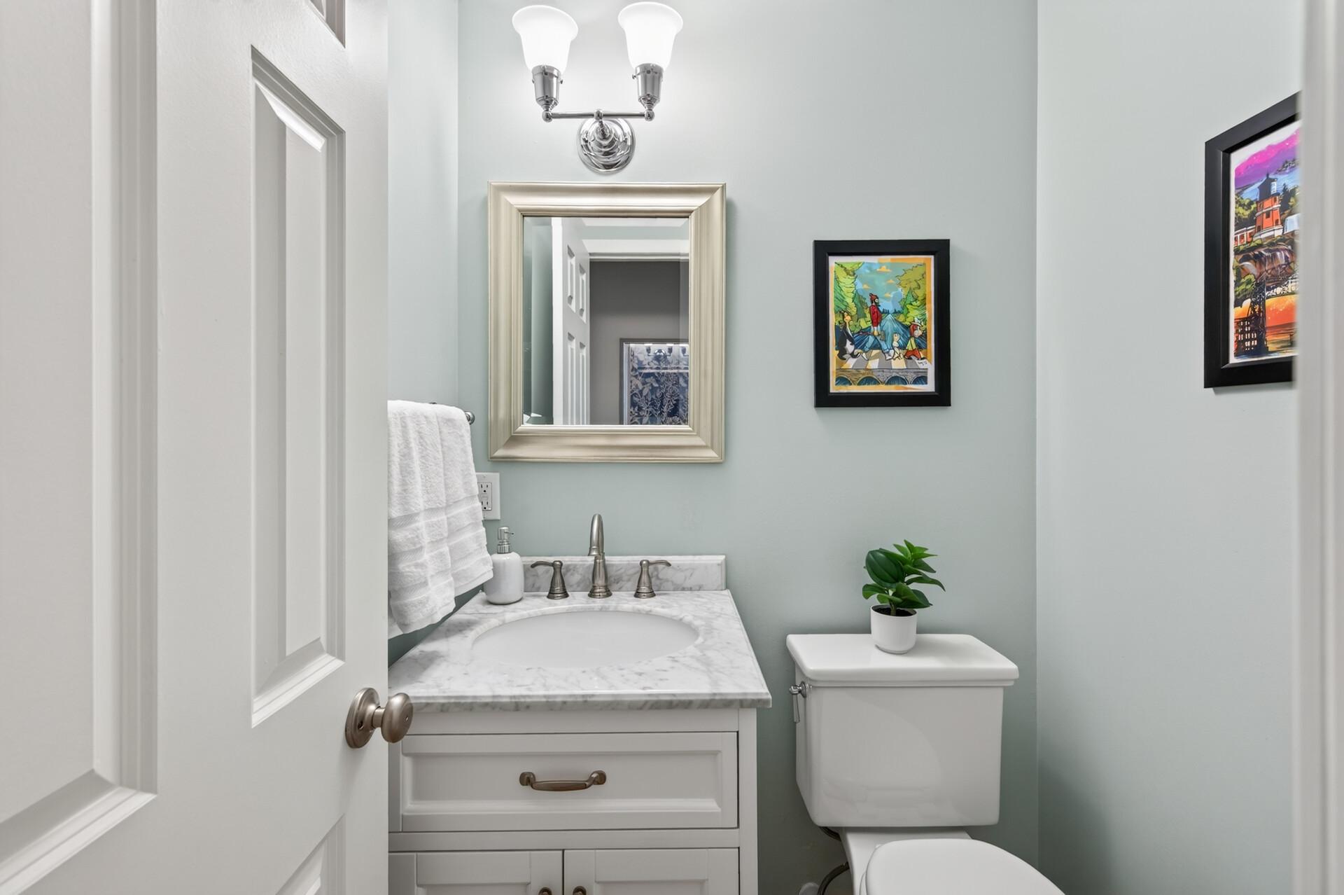 Half bath on main
