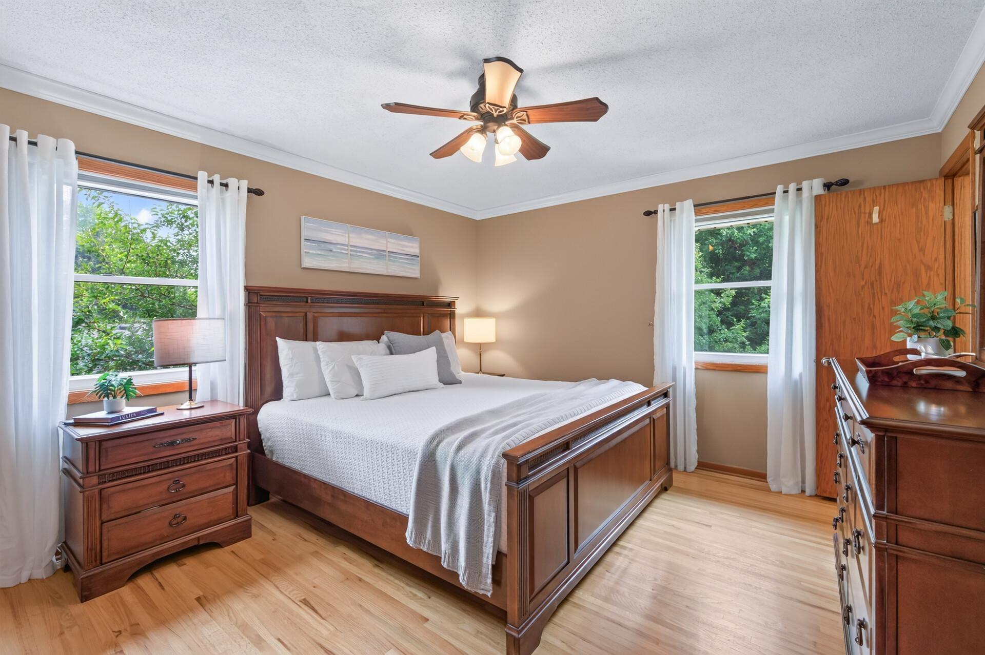 Primary bedroom with ensuite