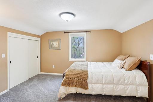 3rd bedroom is adjacent to a game room or play room.