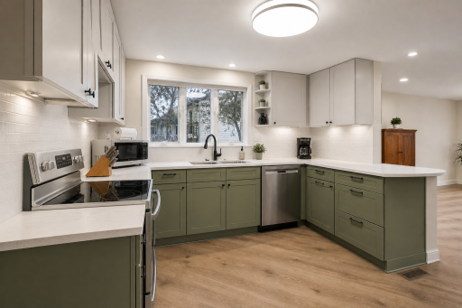Great space to add some paint and your finishing touches - AI enhanced for ideas!