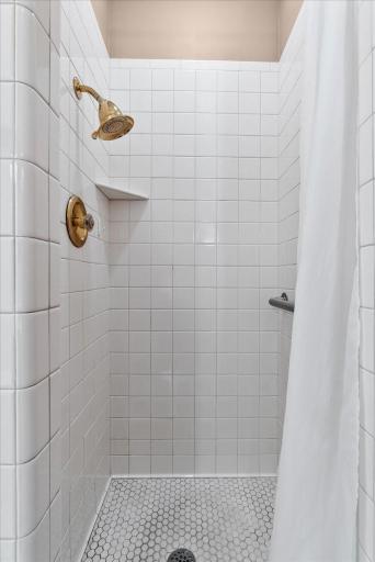 The standing shower means multiple people getting ready at once.