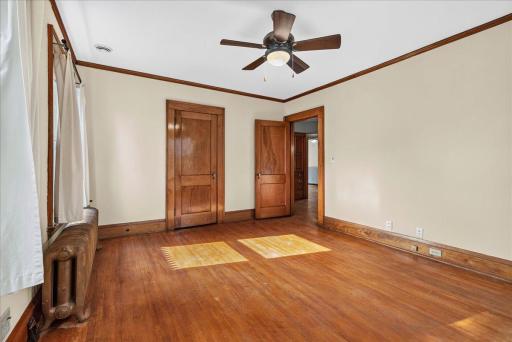 The second front bedroom overlooking this gorgeous street.