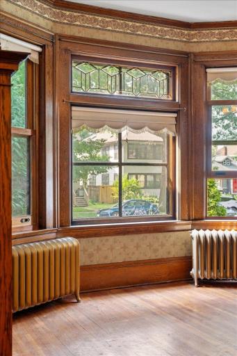 Most of the windows are Marvin, aside from the historic ornate glasswork.