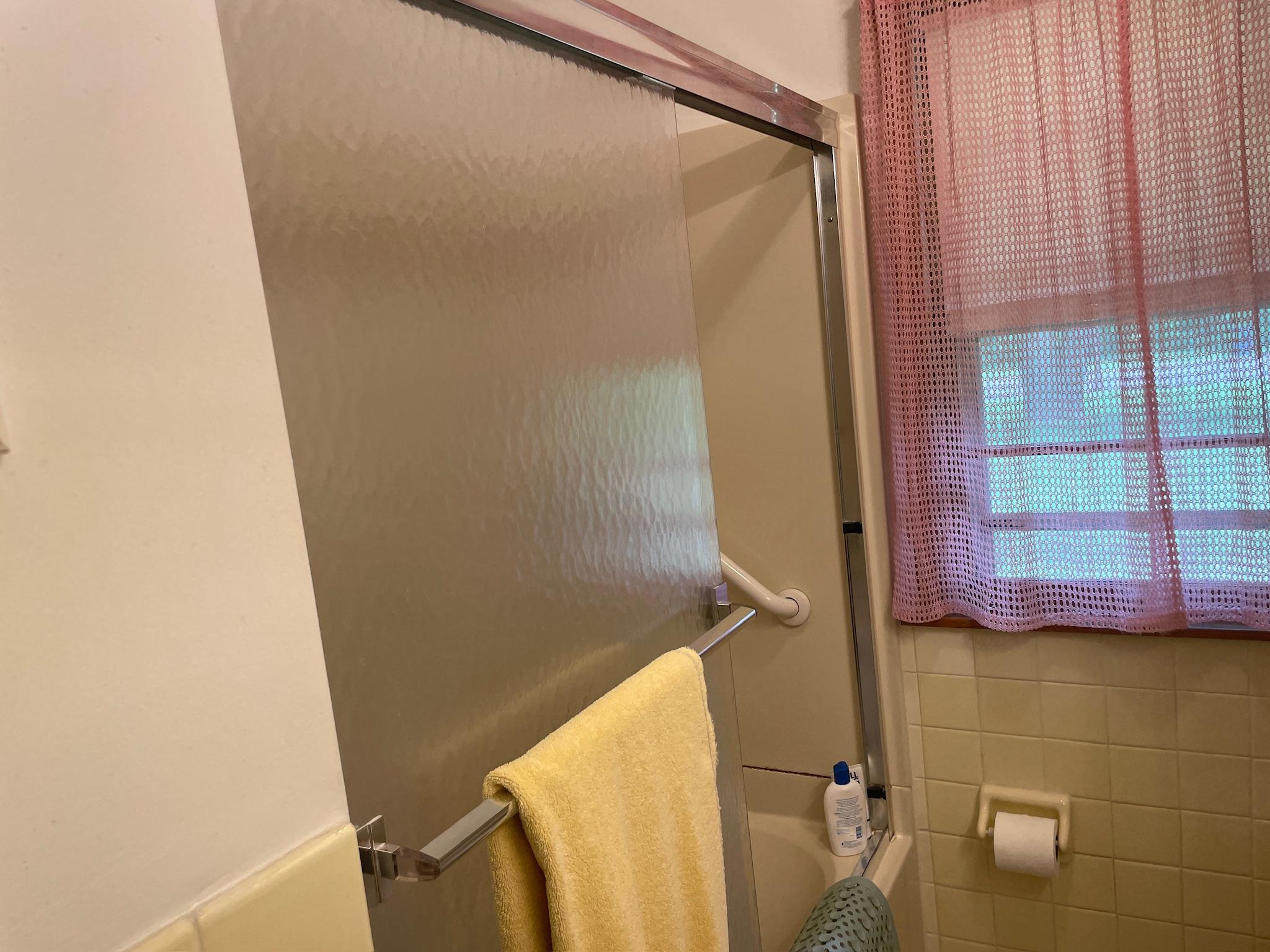 Main floor tub & shower.