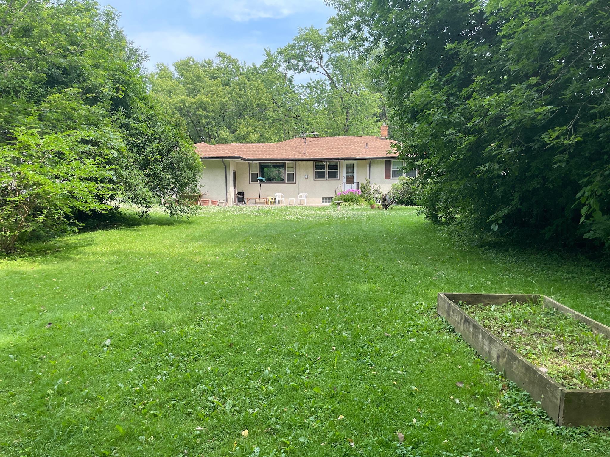 Taken from in front of shed, big yard.