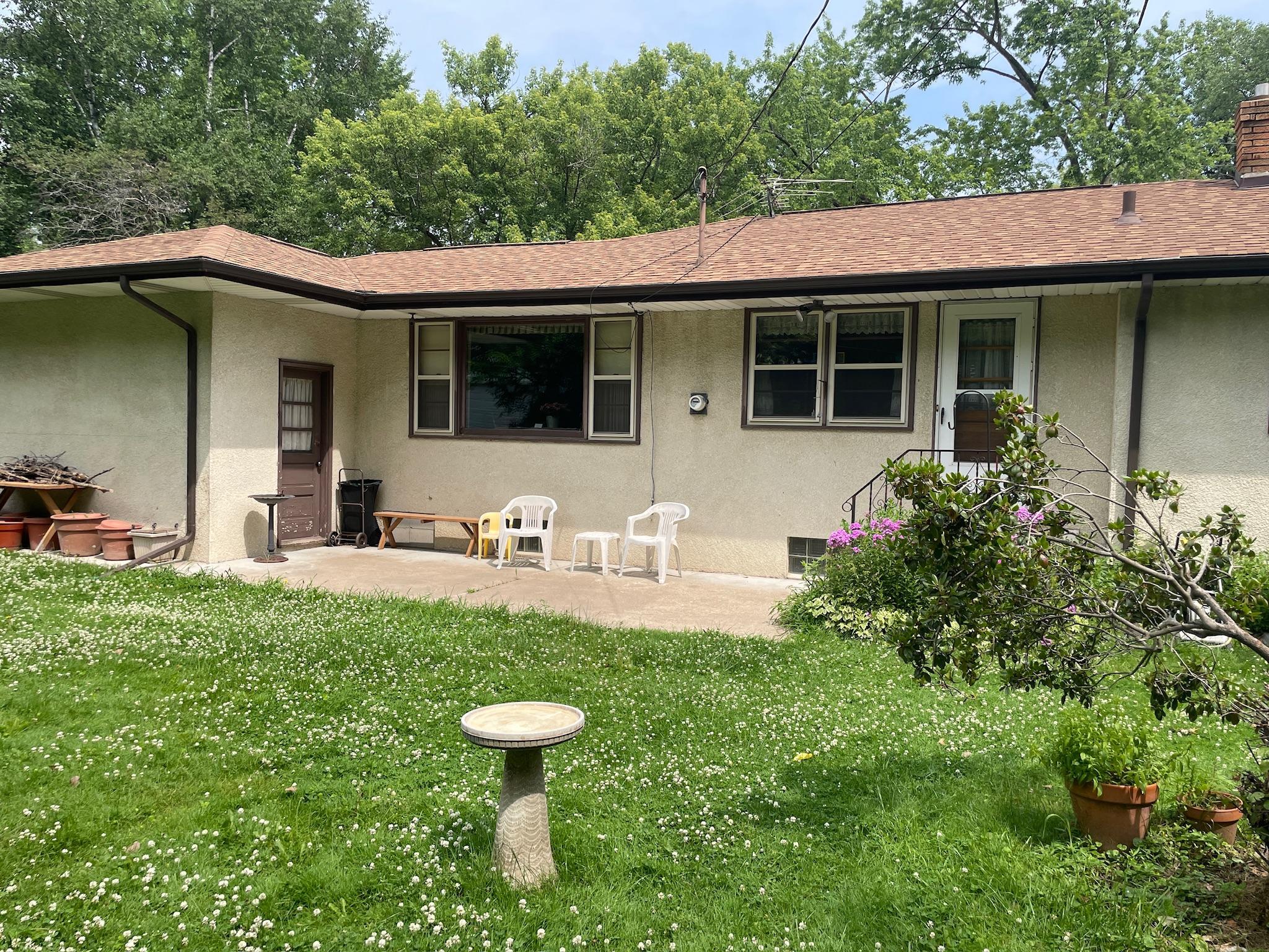 From patio, privacy and flowers. Huge garden potential, .45 acres (67 x 298)!
