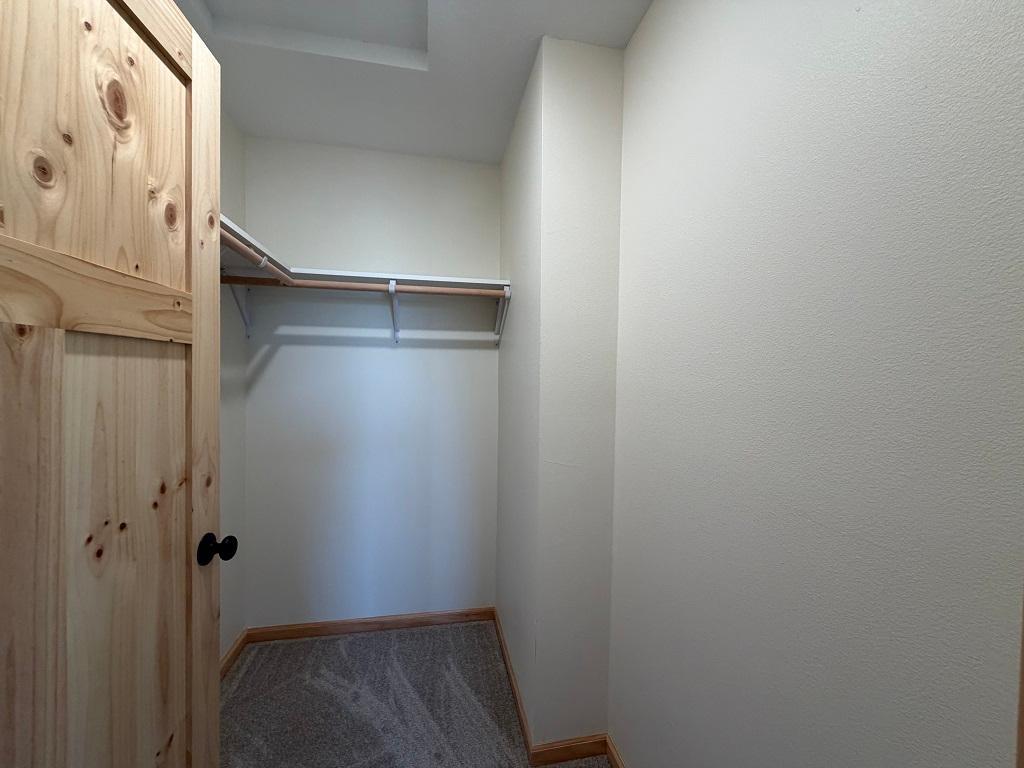Primary walk-in closet.
