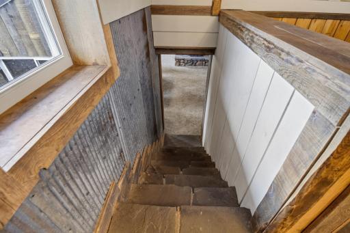 New York Blue Stone going downstairs