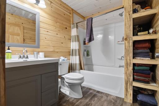 Bathroom in the main floor bedroom