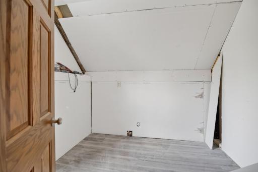 Roughed in Bathroom upstairs (4th Bathroom)