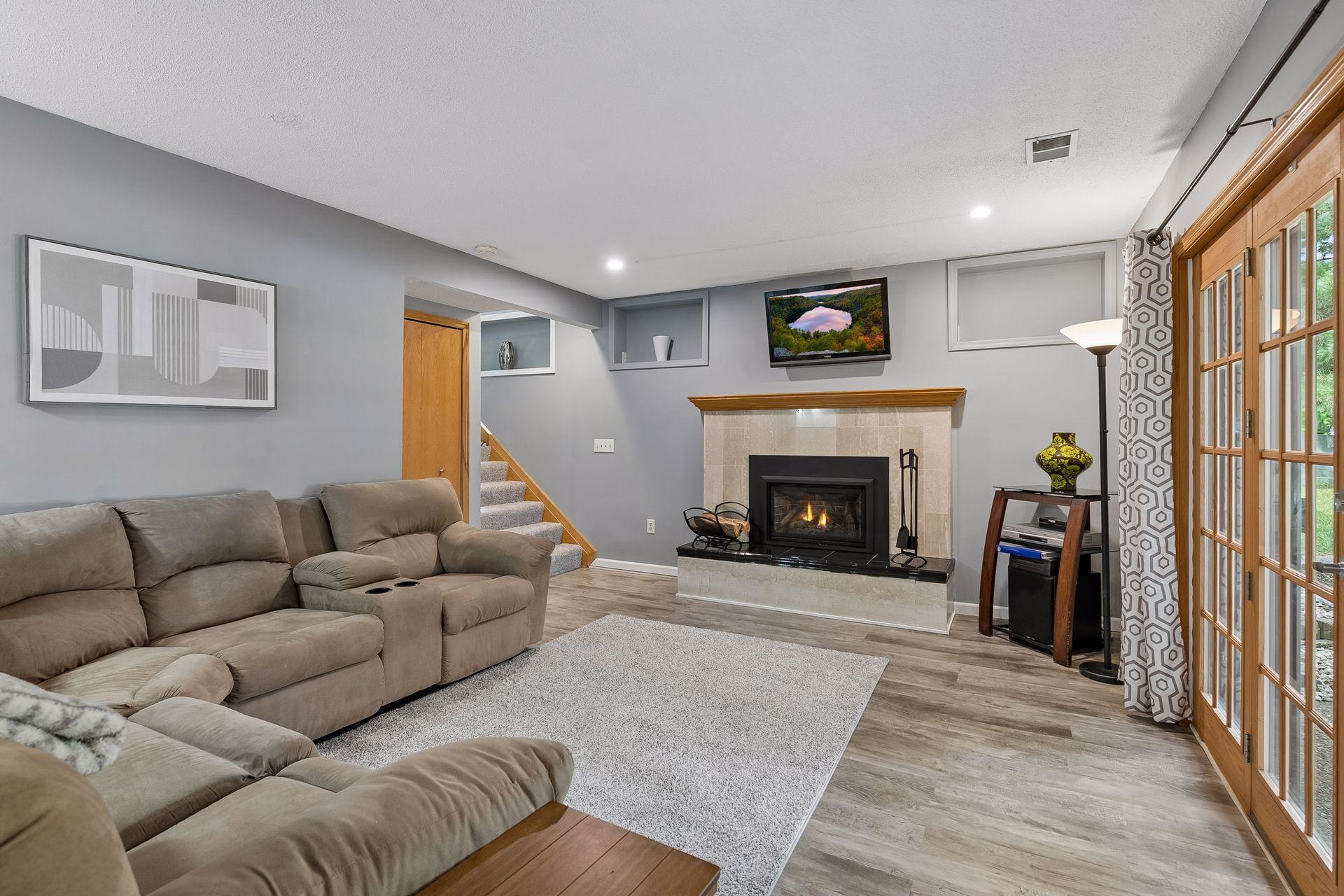 Family Room with Gas Fireplace