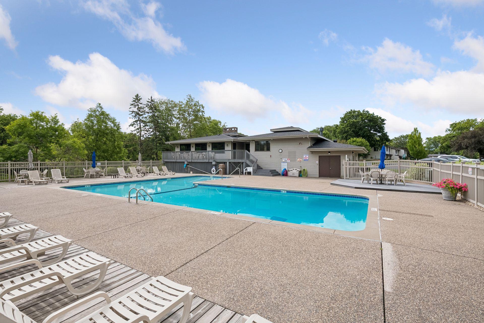 Clubhouse with secured access to Pool for Residents