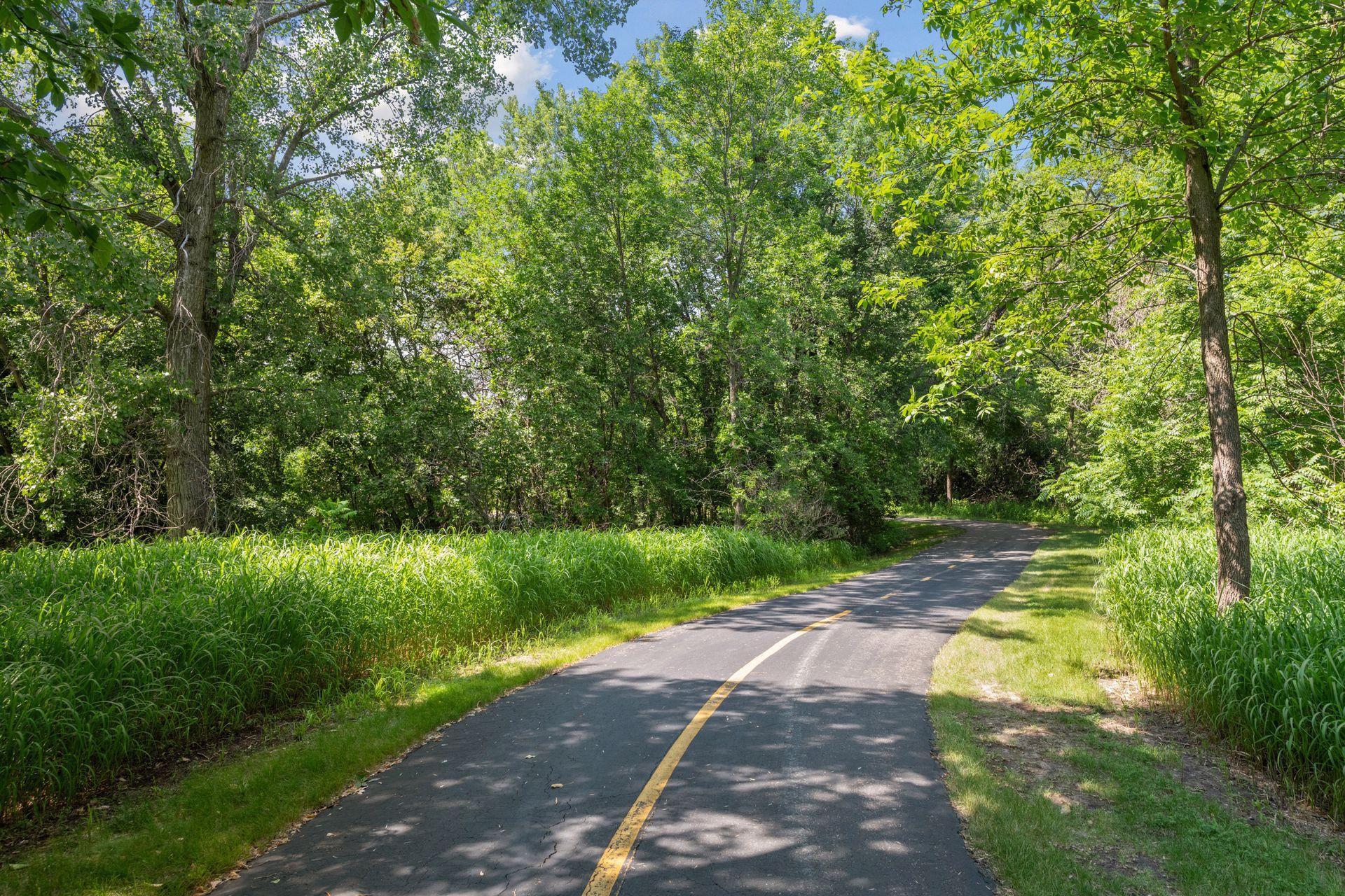 Miles of Walking and Biking trails in Hyland Lake Park Reserve