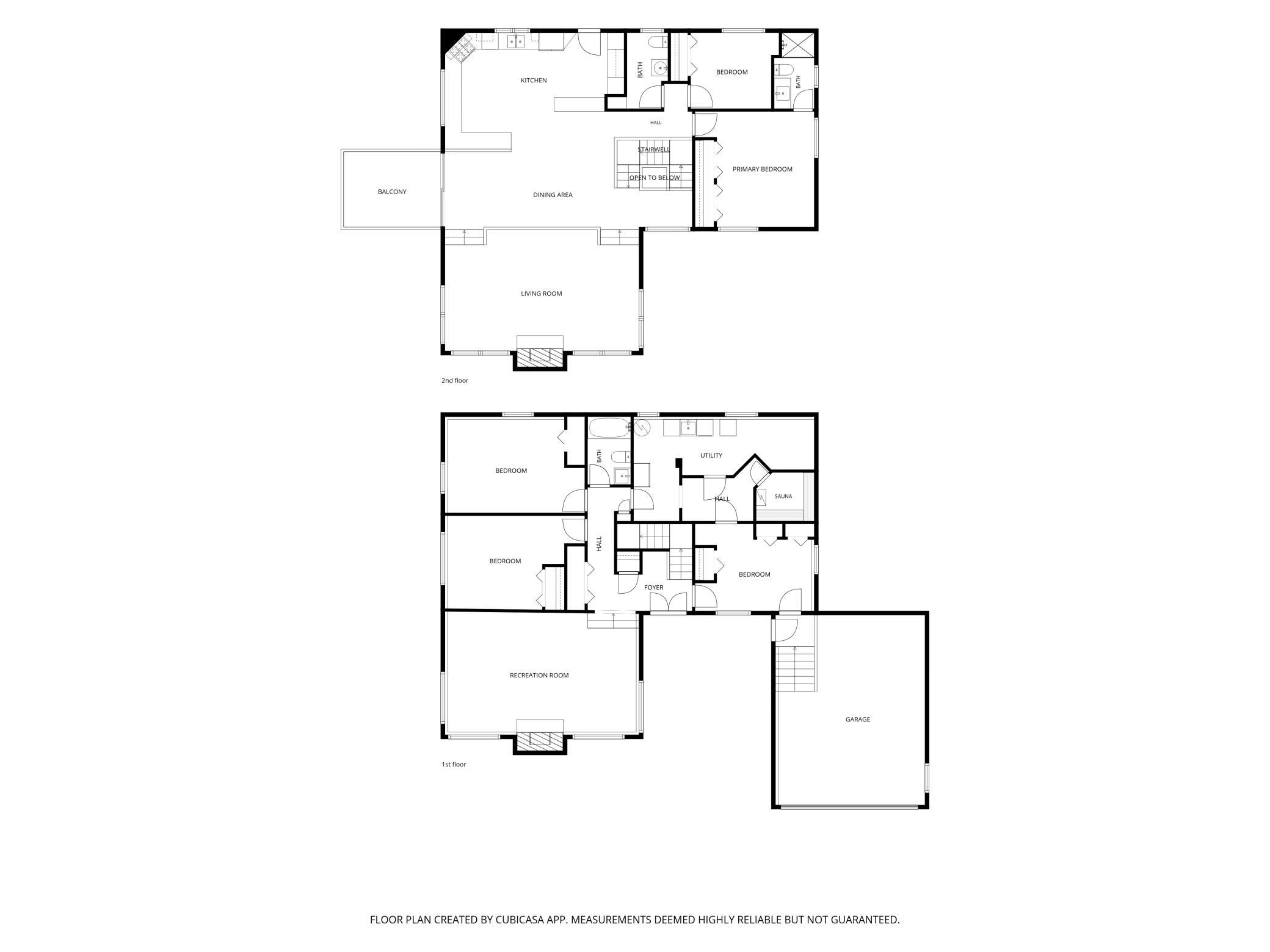 Floor Plan - Both Levels