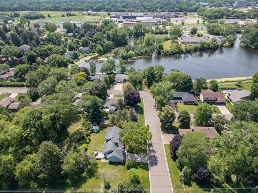 Willow pond offers beautiful views of water features biking/walking trails is just south of home. Roseville high school is on the other side of Willow pond in between Cty Rd B2 and Hwy 36. Easy access to Freeways .