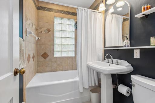 Thoughtful updates meet timeless charm in this inviting bathroom