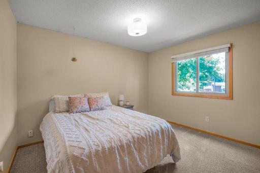 Bedroom 1 of 3 (upstairs) w/ fresh neutral paint