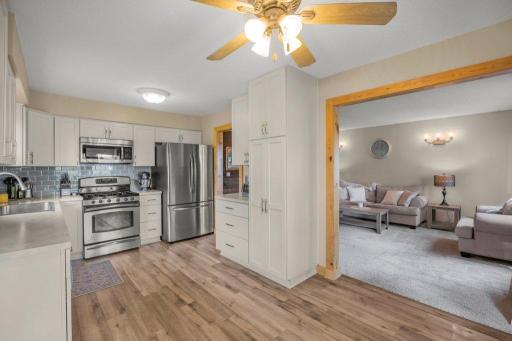 Kitchen features pantry w/ slide out drawers & soft close cabinets