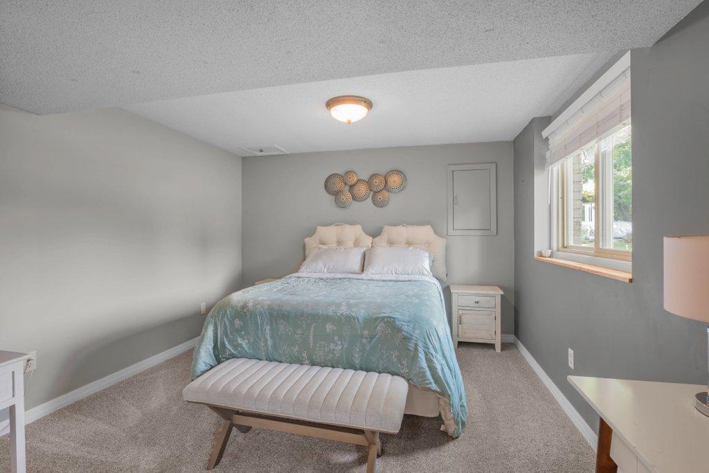 Bedroom 3 of 3 (downstairs) w/ new carpet 2025