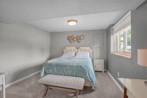 Bedroom 3 of 3 (downstairs) w/ new carpet 2025