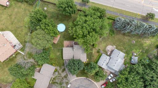 Ariel view of the front
