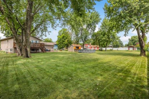 Very well maintained yard