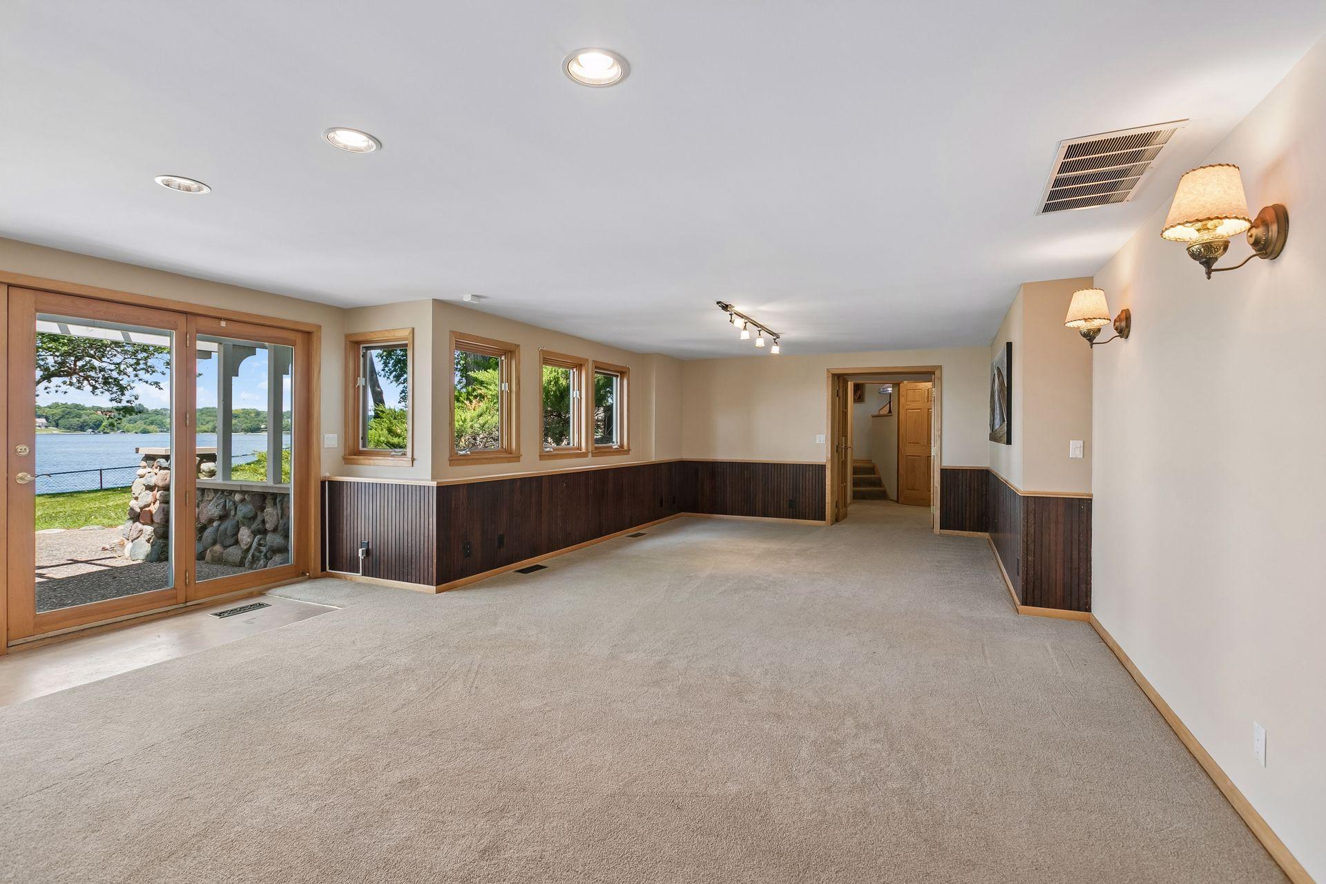 Lower-level family room