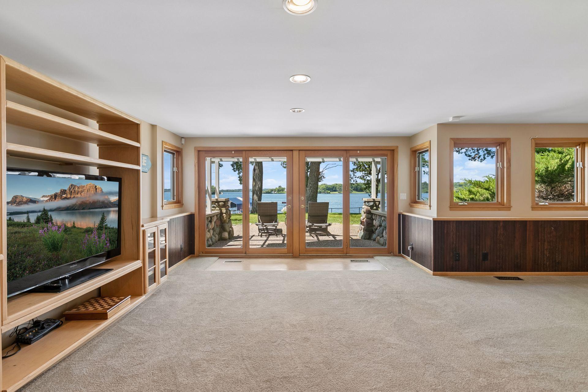 Lower level family room