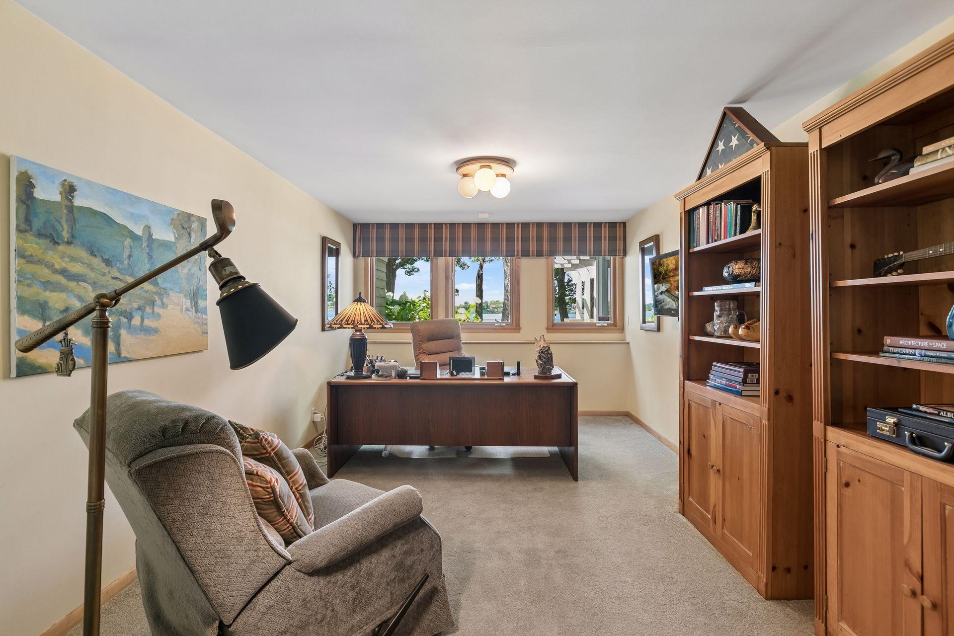 Lower-level office