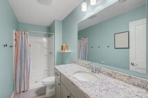 Lower Level Bathroom | 6694 Lakeview Circle
