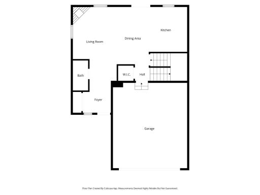 Main level floorplan.