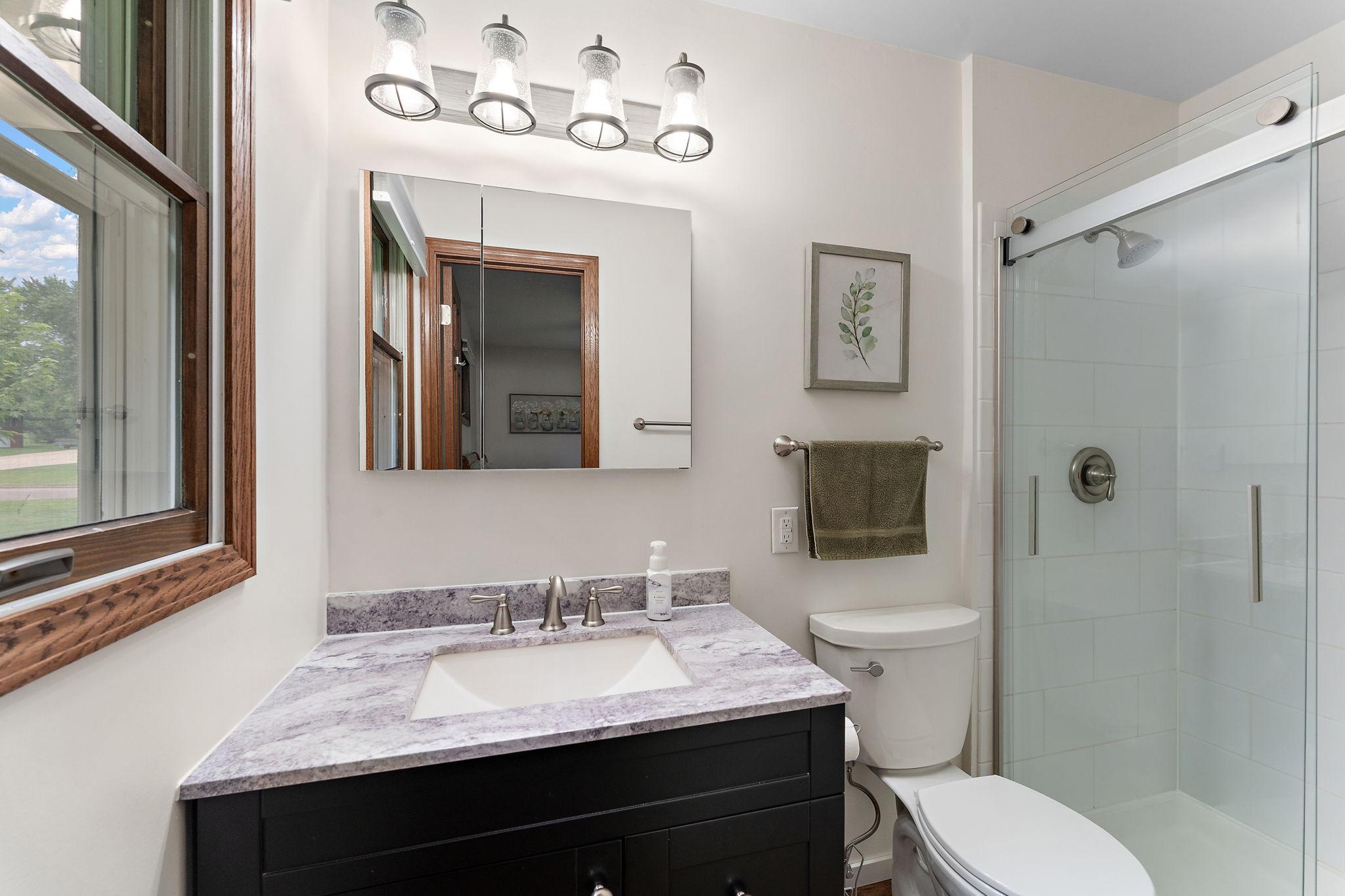 Updated Primary 3/4 Bath