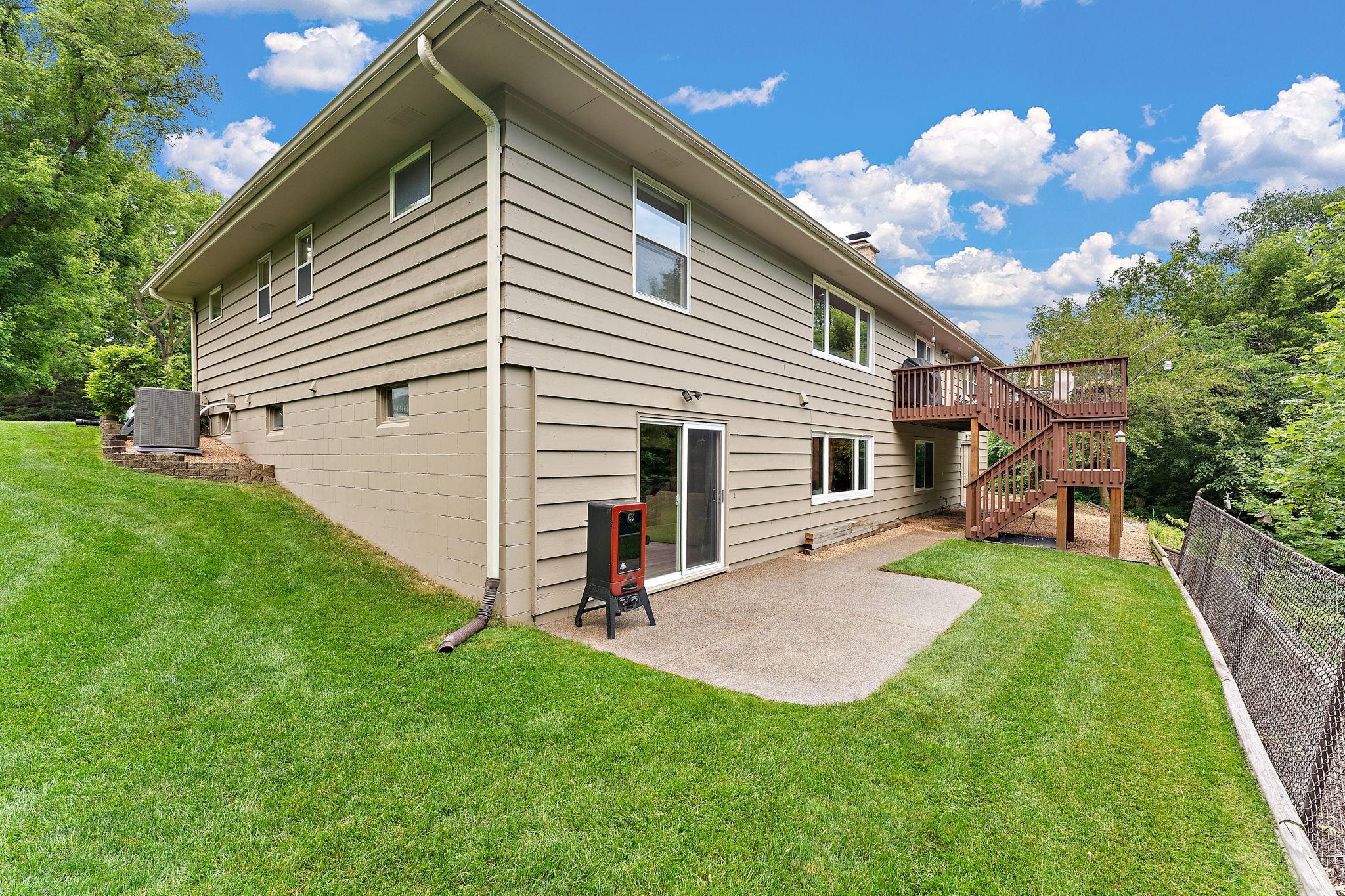 Walkout patio