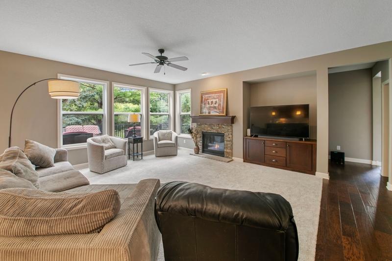 spacious living room