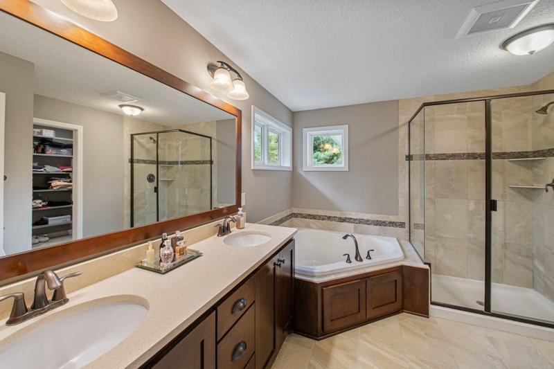 Primary private bath.