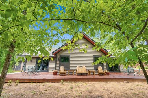 52 ft. deck covers the entire back side of the house with plenty of room for entertaining.