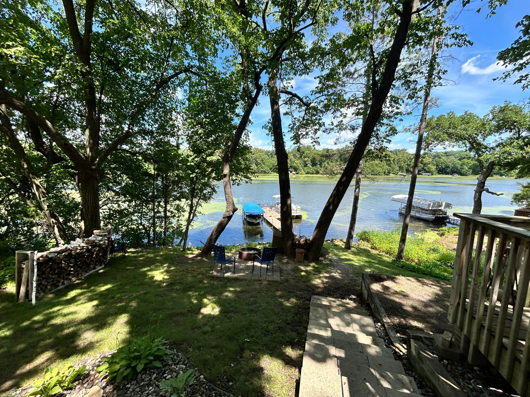 The is your incredible view to the lake.