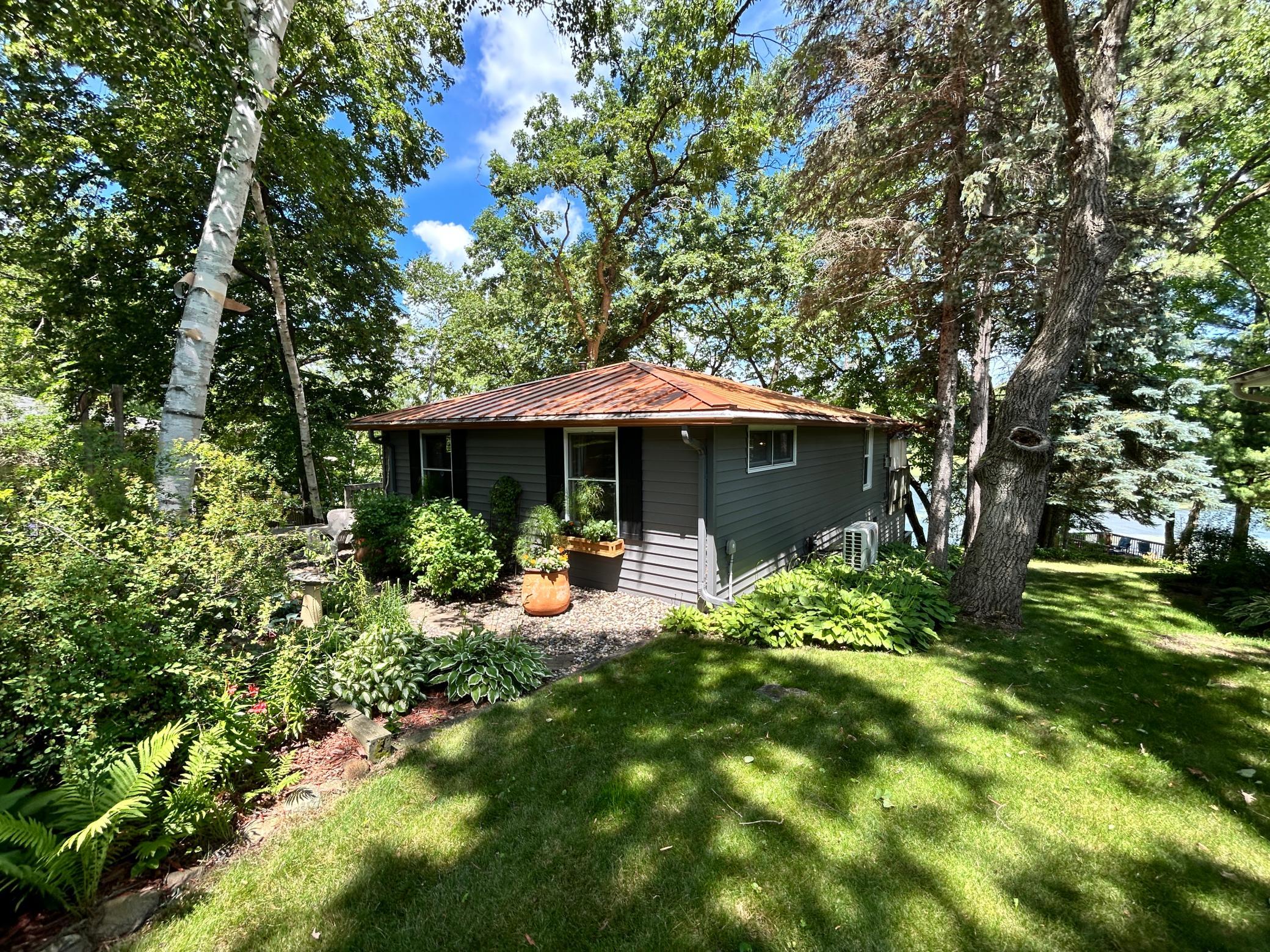 Northeasterly view of the home.