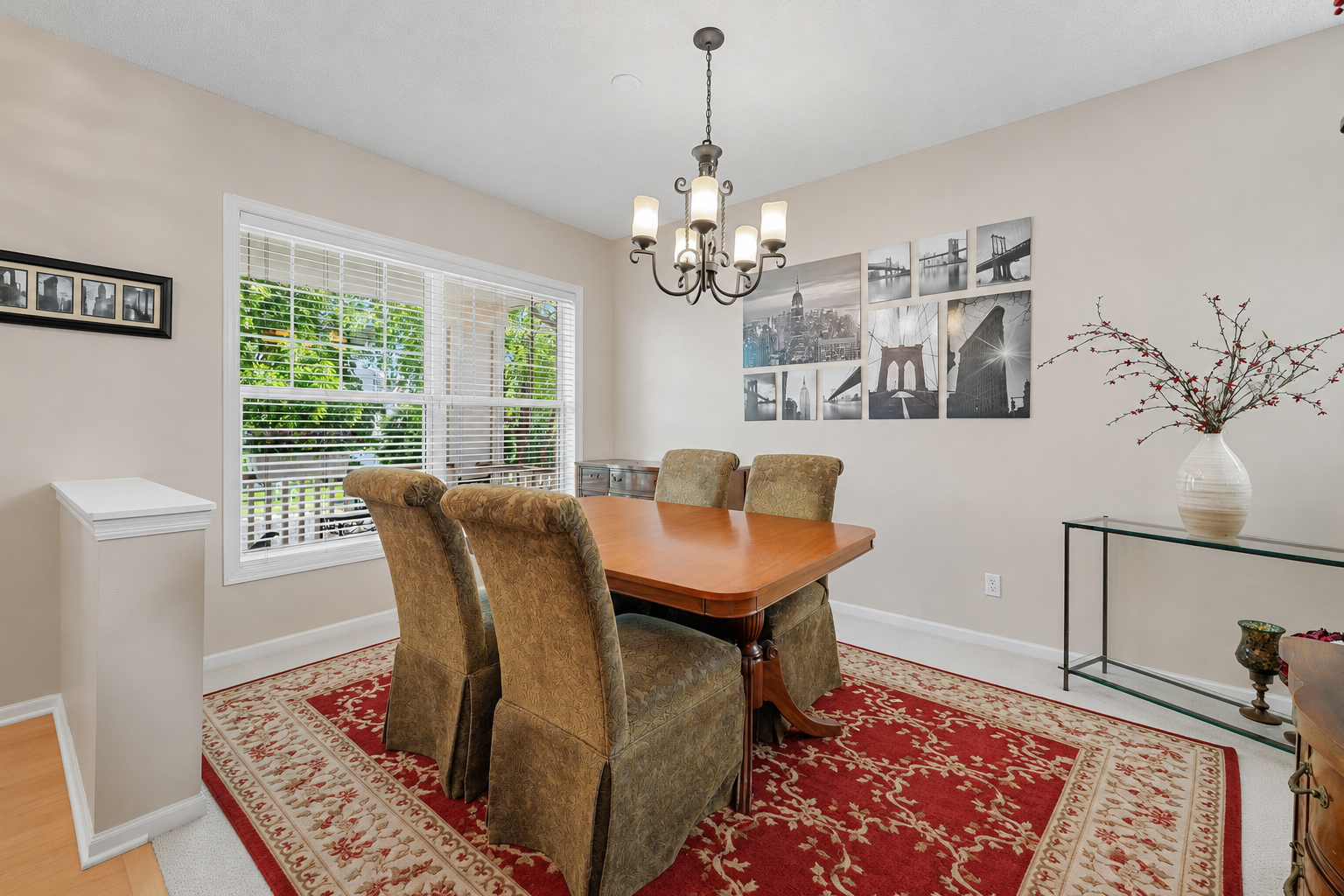 Imagine hosting holiday dinners in your formal dining room.