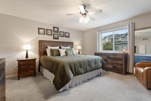 Master Suite features a large walk in closet and more than enough room for a king bed