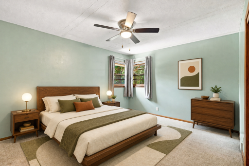 Bedroom One - Virtually Staged